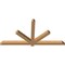 Ekena Millwork Kennewick Timber Gable Bracket, Western Red Cedar, 72"W x 36"H x 3 1/2"D x 3 1/2"F, 12/12 Pitch GBW072X36X0404KEN00SWR - alternate 5